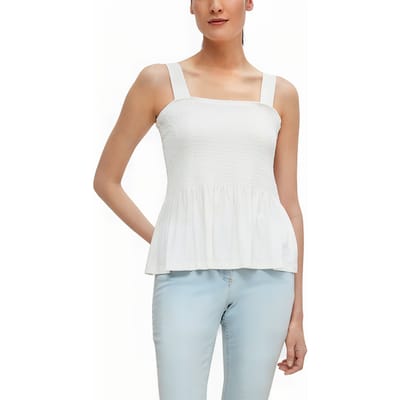 Comma T-shirts White Taglia: 34 | Canottiere Outlet | Donna | Bianco