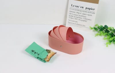 6 x Baby Wieg Vorm Geschenkdoos – 14.5*8.5*5cm - Donker Roze - Ideaal voor Traktaties, Kleine Cadeautjes & Snoepjes – Babyshower / Geboorte / Doopsuiker