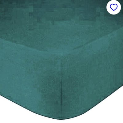 Bed Care Jersey Stretch Hoeslaken - 200x200/220 - 100% Katoen - 40CM Hoekhoogte - Groen/Blauw