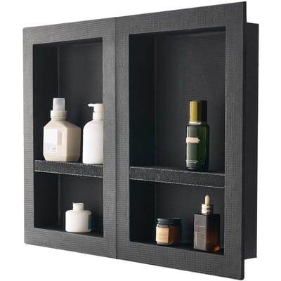 Douche nis 40,6 x 61 + 40,6 x 61 cm Inbouw Wandorganizer Badkamer