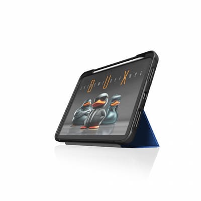STM Dux Ultra - Tablet Hoes voor iPad A16/10th gen - Valbescherming - Standaard - Penhouder - Blauw