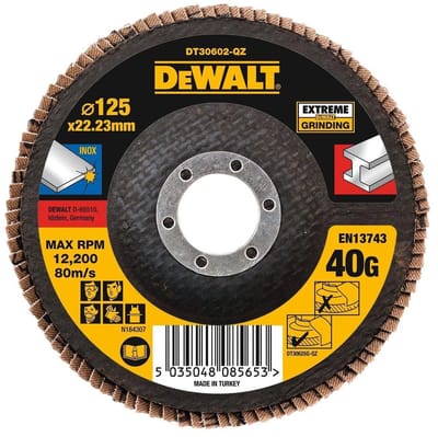 DeWALT DT30602 Lamellenschijf EXTREME 125mm K40