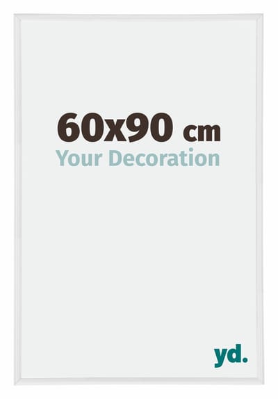 Your Decoration - Fotolijst 60x90 cm - Kunststof - Wit Hoogglans - Annecy