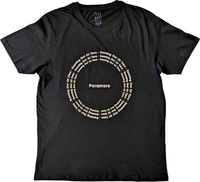 Paramore - ROOT Circle Heren T-shirt - S - Zwart