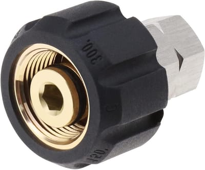 Allecto Plus - Adapter voor Hogedrukreiniger met Metrische M22 naar 1/4 Inch NPT Vrouwelijke Montage - Metaal - Snelkoppeling - Hogedrukreiniger Slang Adapter.