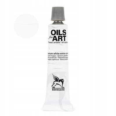 Olieverf Olej voor Art 20ml - Titanium Wit