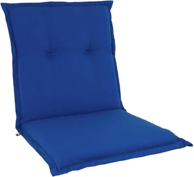 Tuinkussen met lage rugleuning 100 x 50 cm - Duke Blue - Stevig foam - Extra comfort voor buiten - SnelShoppen