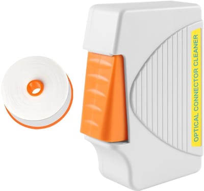 Dailygoods - Glasvezelreinigingsbox voor Diverse Connectoren met Vervangende Cartridge
