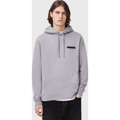 AllSaints Redact Oth Hoody Halfpipe Grey Taglia: S | Felpe con cappuccio Outlet | Uomo | Grigio