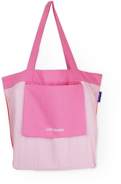 Lifa home Coral Kiss Boodschappentas – 38 x 50 cm – Roze