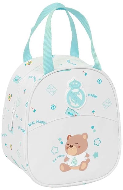 Safta Real Madrid Preschool 5.85l 19x14x22 Cm Lunchzak Wit Kinderen