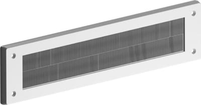 Brievenbus borstel – brievenbusklep Met Borstelbescherming - brievenbus tochtwering – brievenbusborstel – tochtklep – tochtafsluiter - Opening 279 mm x 45 mm - Wit
