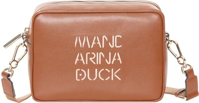 MANDARINA DUCK Schoudertas Lady Duck Camera Bag Caramel Cafe Bruine