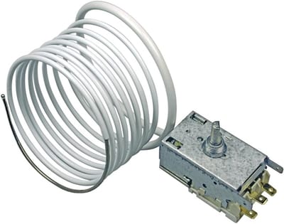 Thermostaat Koelkast - Koelthermostaat Onderdeel - Temperatuur Regelen - Capillaire Buis 2100mm - 3x48 mm - Wit