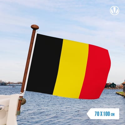 Belgische vlag 70x100cm - spunpoly