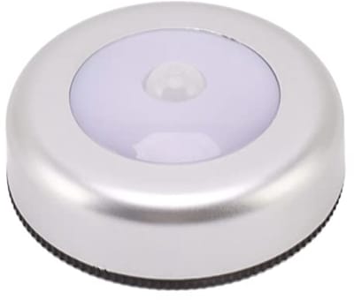 2 Stuks Bewegingssensor Nachtlampjes - Ronde LED Batterij Gevoede Wandverlichting