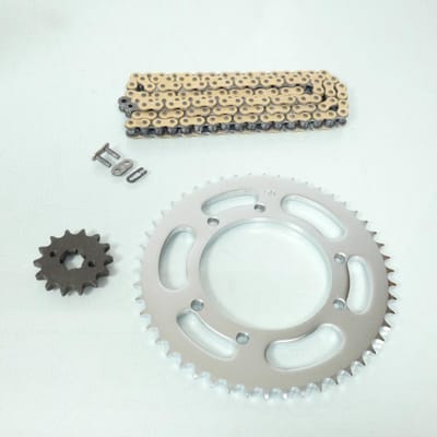 Kit chaîne Regina pour moto Rieju 125 RS3 2010 à 2016 14x50 pas 428 130L Neuf