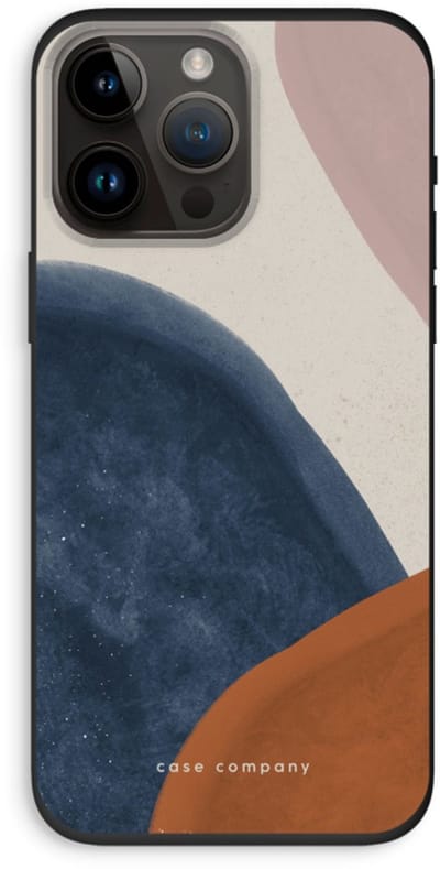 Case Company® - Hoesje geschikt voor iPhone 14 Pro Max hoesje - Geo #1 - Biologisch Afbreekbaar Telefoonhoesje - Bescherming alle Kanten en Schermrand