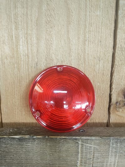 Pablo glas Rood -Lens- (past op Hella) (Truck,trailer,auto) 1 stuks