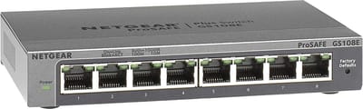 8-poorts Gigabit Ethernet Switch met beheerfunctie