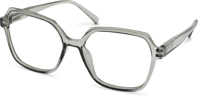 Leesbril Vista Bonita MIRA - Kleur Kadushi Silver - Sterkte +4.00 - Moderne leesbril - Groot stevig montuur - Comfortabele pasvorm - Hoogwaardige leesglazen - Inclusief leuk brillenhoesje en poetsdoekje