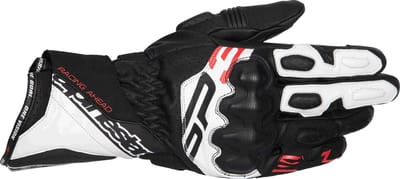 Alpinestars SP-3 Zwart Wit Fluo Rood Handschoenen - Handschoen