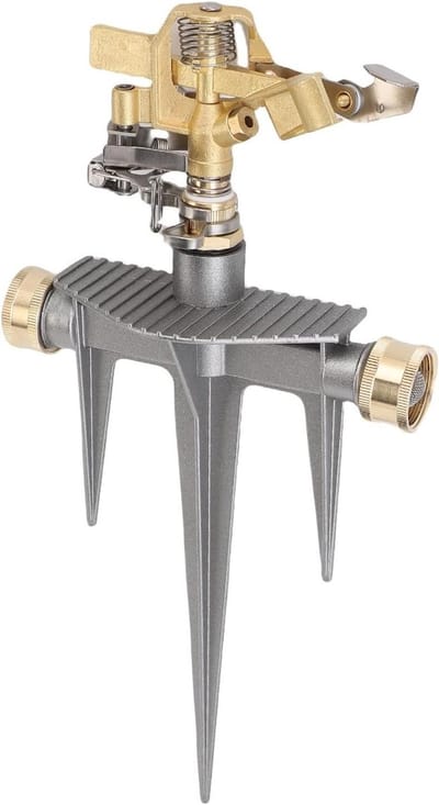 Impact Sprinkler - Gazon Sproeier Roterend - Tuin Irrigatie - 360 Graden Dekking - 22 x 18 x 8 cm