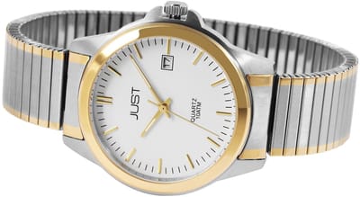 JUST Herenhorloge roestvrij staal Roswin, datumweergave
