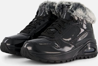 Skechers Uno Rugged Dames Laarzen - Zwart - Maat 40