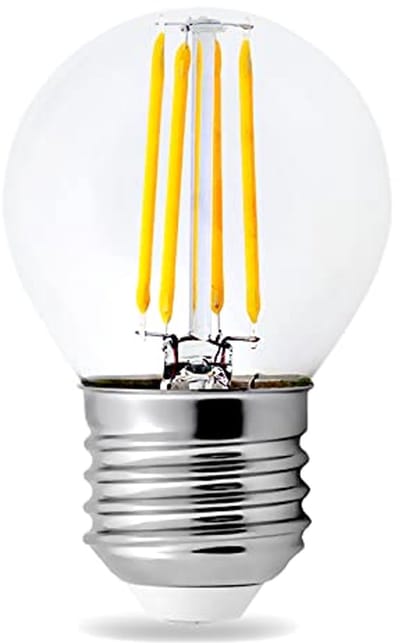 Kwazar Luminaire LED-lamp Warmwit 4W Filament E27-fitting 430 lm Gloeidraad LED-lamp Edison G45