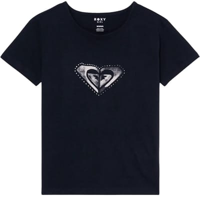 Roxy Lilyregular Nig T-shirt Met Korte Mouwen Zwart 10 Years Meisje