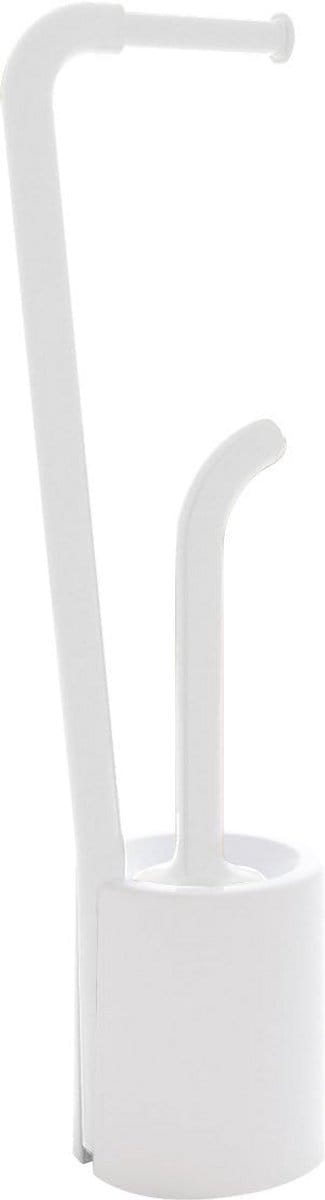 Stabiele staande zuil voor de badkamer, wit design