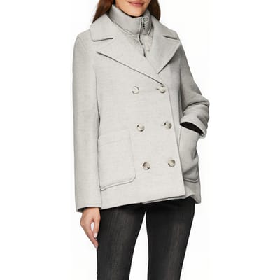 s.Oliver  Jacken Outdoor Offwhite Size: 44 | Cropped Jackets Outlet | Dames | Grijs