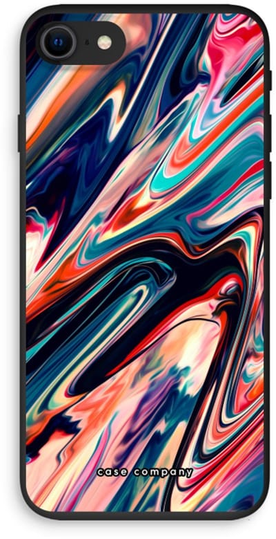 Case Company® - Hoesje geschikt voor iPhone SE 2020 hoesje - Quantum Being - Biologisch Afbreekbaar Telefoonhoesje - Bescherming alle Kanten en Schermrand