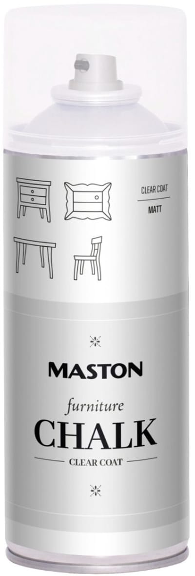 Maston Furniture Chalk Clear Coat - Mat - Blanke spuitverf - 400 ml - spuitbus verf