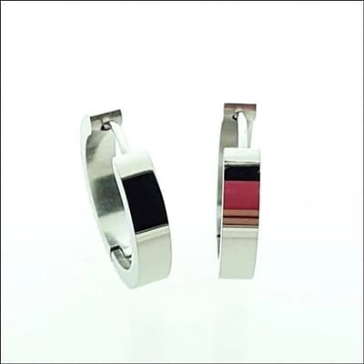 Aramat Jewels | Oorringen | Prachtige Stalen Oorringetjes tijdloos | | | |4mm | Staal | Volwassenen | Verkleurd niet