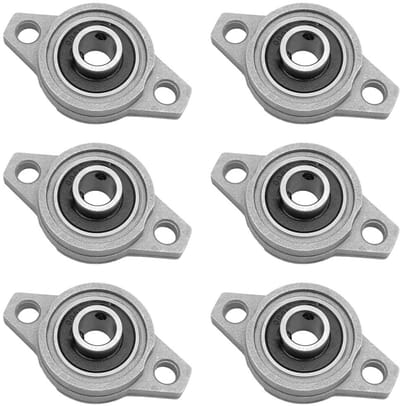 Flenslagers met een binnen diameter van 10 mm, zelfregulerend en diamantvormig, ideaal voor diverse machines en toepassingen