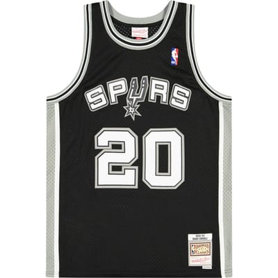 Mitchell And Ness NBA San Antonio Spurs 2002-2003 Manu Ginobili Swingman Shirt Zwart