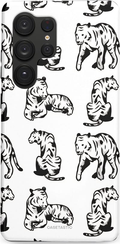Casetastic Hoesje Geschikt voor Samsung S25 Ultra - Stijlvolle Beschermende Duo-layer Case - Schaduwroar