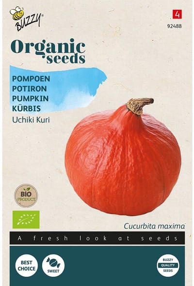 Buzzy® Organic Pompoen Uchiki Kuri (BIO)