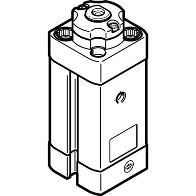 Festo Stoppercilinder 16mm Boring 10mm Slag Dubbelwerkend - 576068 - P2EXW