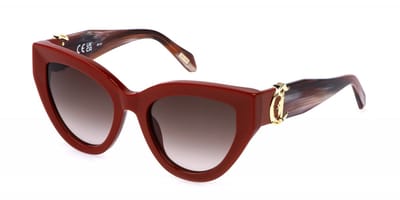 Just Cavalli SJC143V Rosso pieno lucido 53/20/140 WOMAN Zonnebrillen