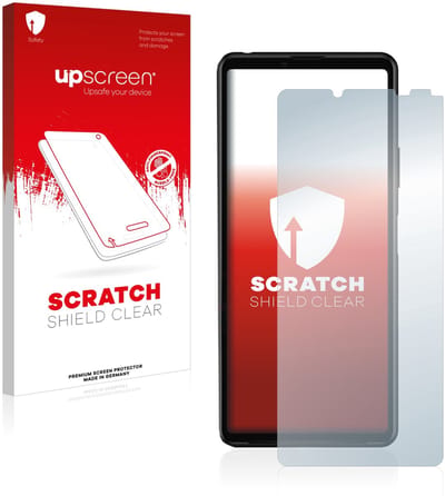 upscreen - Screenprotector voor Sony Xperia 10 III / 10 III Lite - Folie Beschermfolie transparant