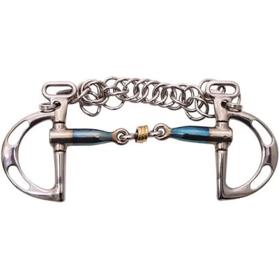 2 ring paardenbit Trust Sweet Iron Kimblewick Brass ring