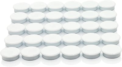 Decoratieve koelkastmagneten - Schattige ronde magneten voor kantoor en thuis, 30 stuks