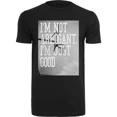 Mister Tee - I'm Not Arrogant I'm Just Good Heren T-shirt - M - Zwart