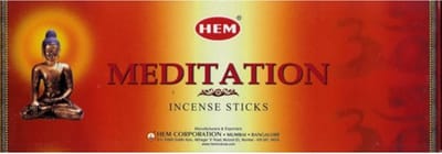 Hem Wierook Meditation (Slof, 6 Pakjes)