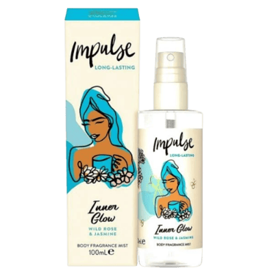 Impulse Inner Glow Wild Rose & Jasmine Langdurige Geparfumeerde Body Mist - 100 ml