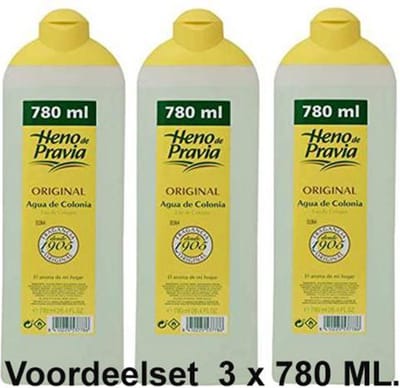 Heno de Pravia Agua de Colonia - Voordeelverpakking - 3 flacons a 780 ml