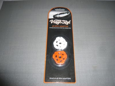 Platenspeler Adapters - Singles Houder - Muziek Luisteren - Kunststof Materiaal - 10 Stuks
